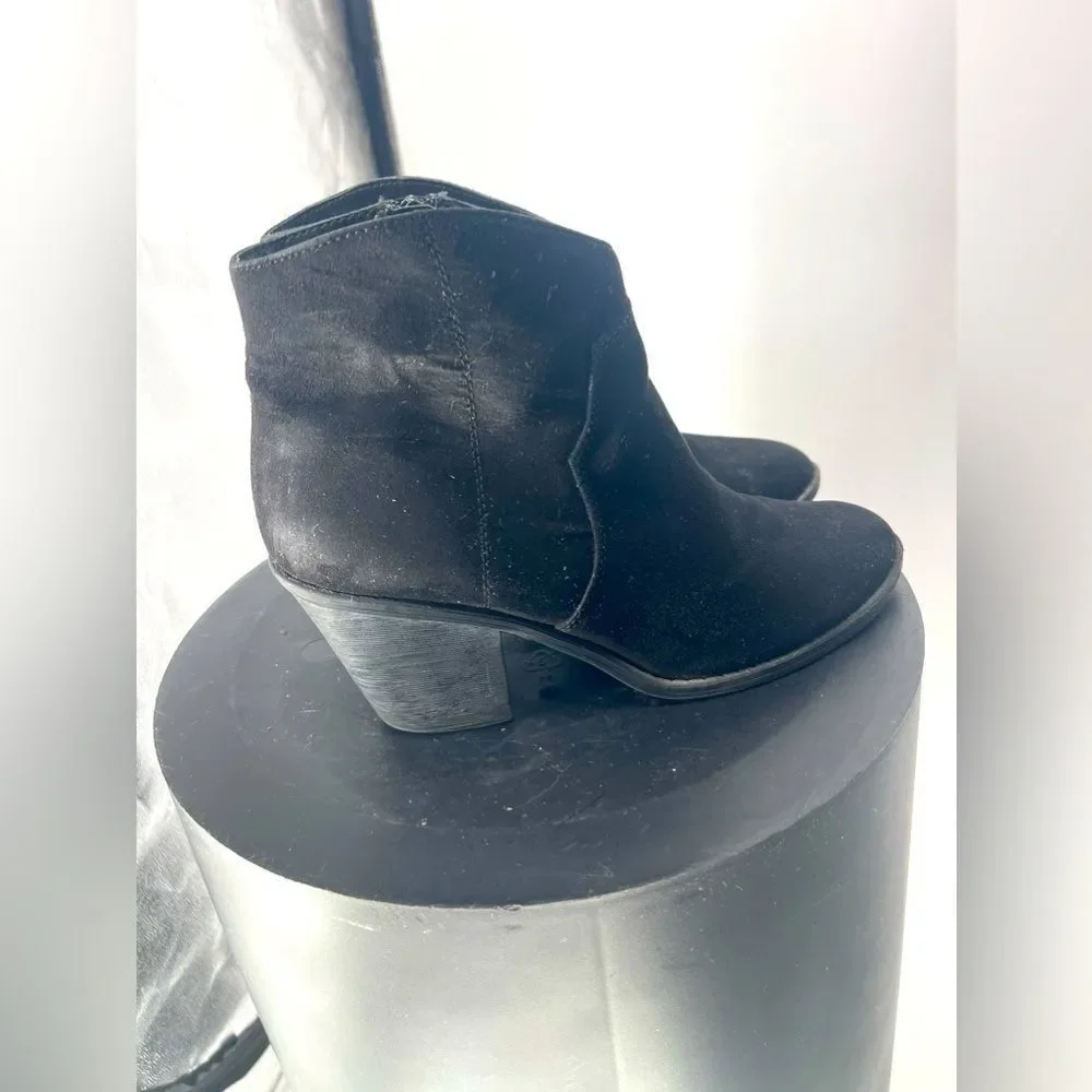 Faded glory black bootie size 9